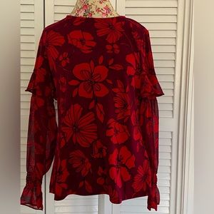 Dennis Basso top - Size Small